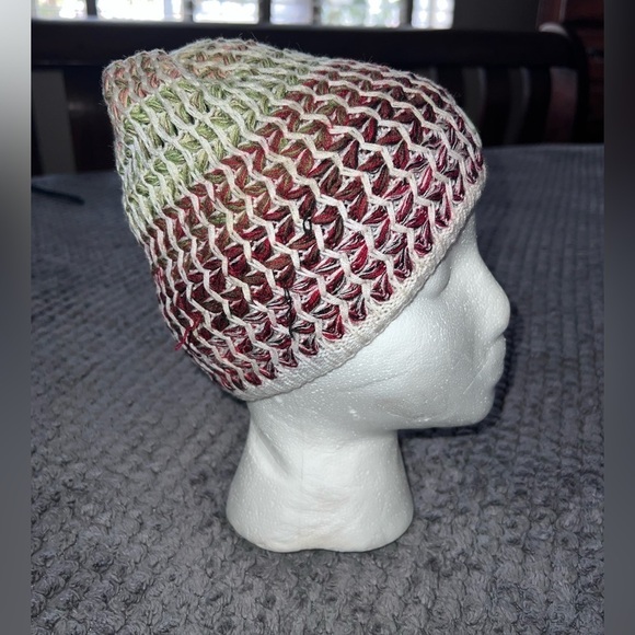 BULA Green Multicolor Wool Blend Knit Beanie Hat - Picture 3 of 10